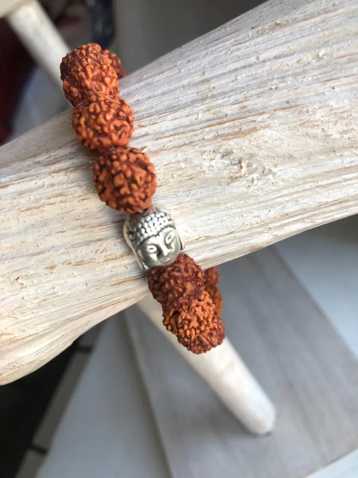 Genuine Rudraksha Seed bracelet | Bali Jewerly | Buddha Bead Bracelet | Sacred Jewerly | Healing Bracelet | Gift for Her | Aromatherapy