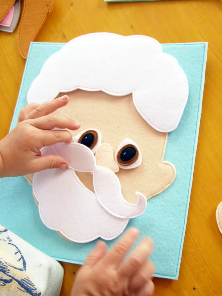 Make a face toy, Emotions play mat, personalized gift
