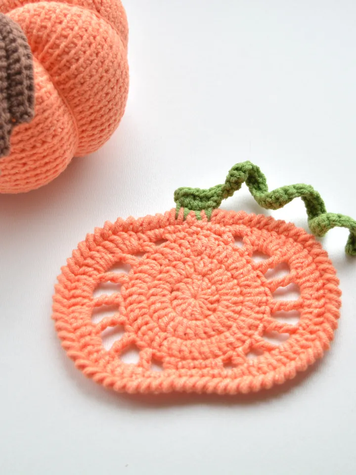 Pumpkin Coasters pattern