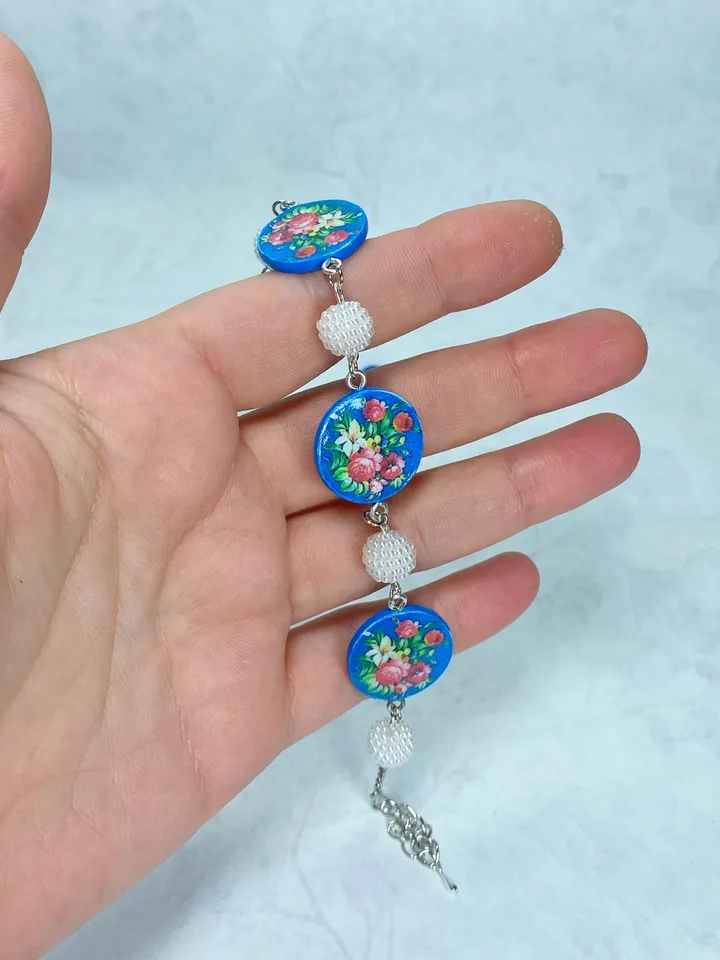 Handmade jewelry set. Set of jewelry.