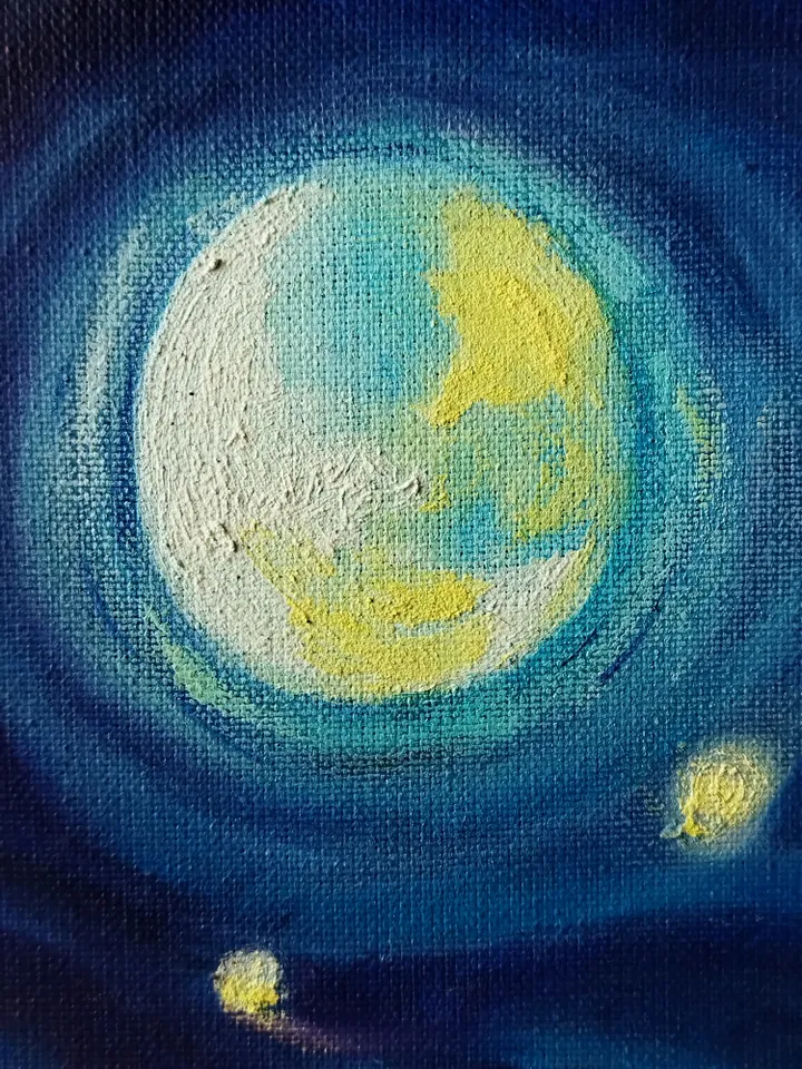 Dream oilpainting on canvas 60x50 cm