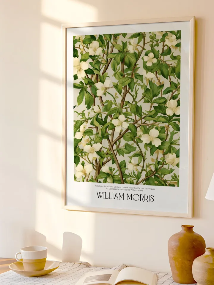 William Morris Wall Art, Vintage Botanical Print, Floral Poster Arts Decor, Digital Download, William Morris Print Digital Download AA14