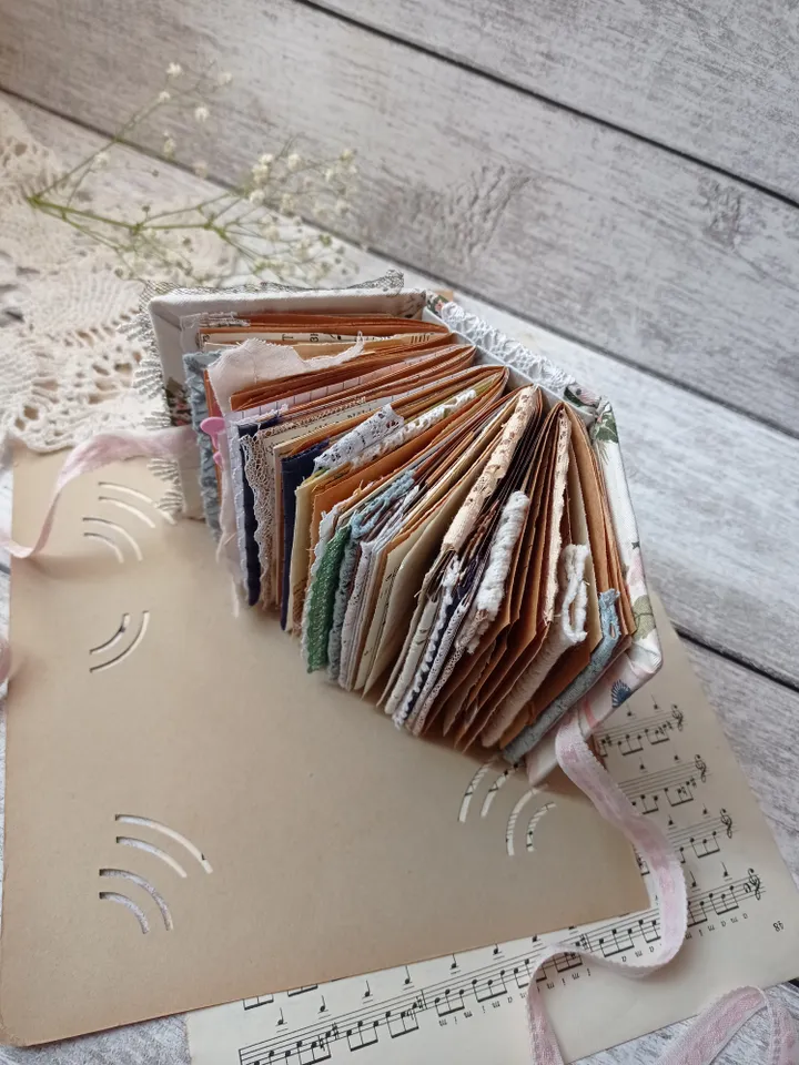 Miniature junkbook notebook handmade