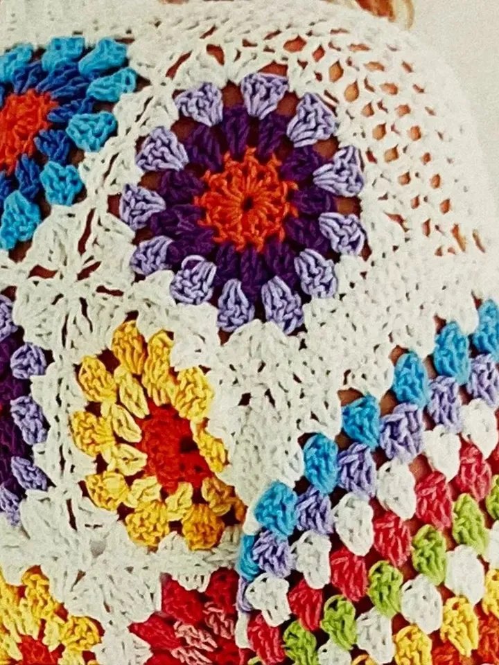 Sweater pattern, granny squares sweater crochet pattern instant download pdf
