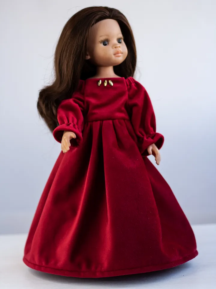 Paola Reina doll dress, Dianna Effner Little Darling clothes, 13 inch doll clothing, 32 cm dolls, waist 13 - 14,5 cm