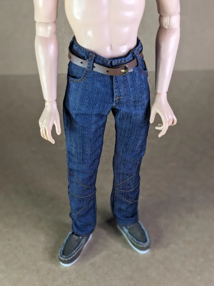 Classic jeans for 1/6 scale fashion male doll (FR Homme, Poppy Parker)
