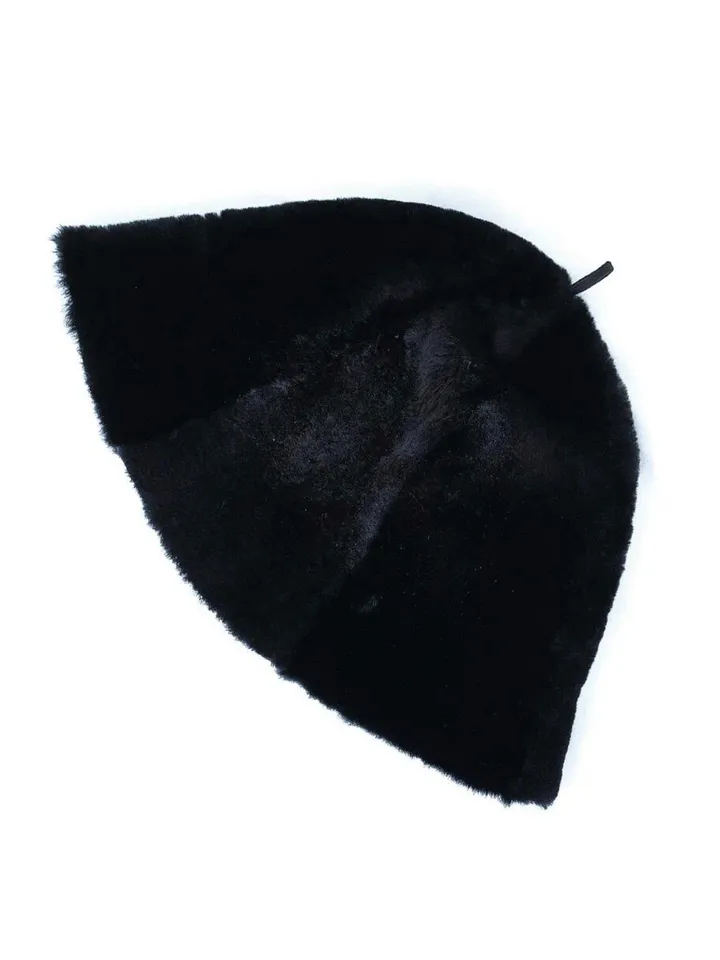 Genuine shearling fur unisex man woman sauna hat | great gift | real sheepfur cap
