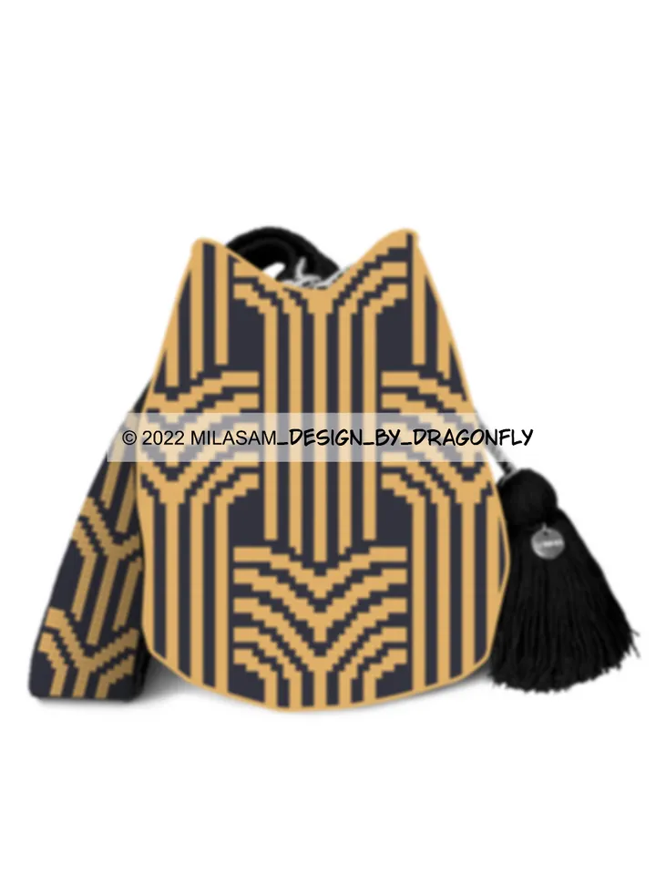 TAPESTRY CROCHET PATTERN. Handbag. Modern Crochet. / Set Art Deco