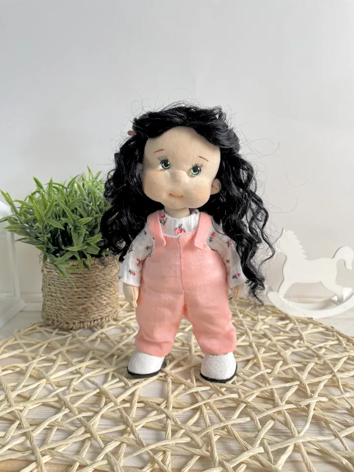 Handmade Poseable Art Doll - Waldorf-Inspired Collectible Heirloom Gift for Girls (20cm)