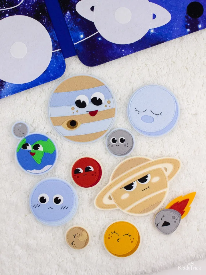 Felt Planets Sewing Patterns