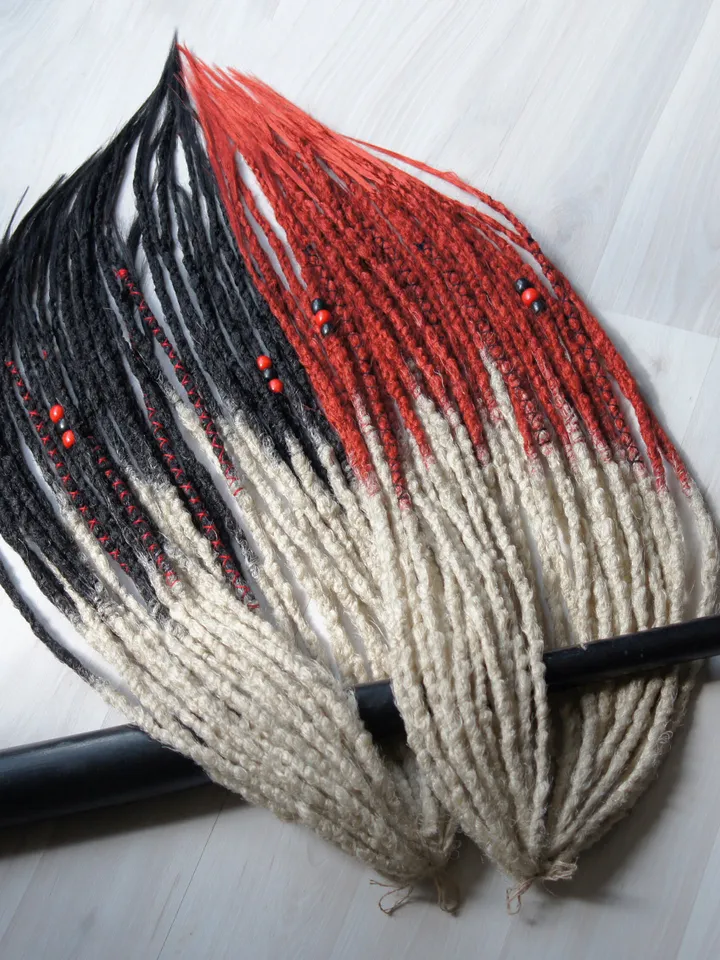 Custom Dreads Synthetic Double Ended or Single Ended Dreadlock Extensions DE SE. Your fantastic custom set!