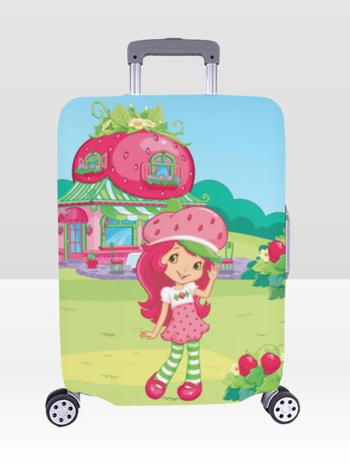 Strawberry Shortcake Luggage Cover, Luggage Protective Print Cover, Case Cover