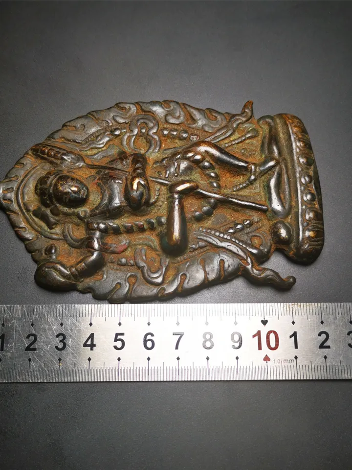 Gandhanra Acient Tibetan Buddhist Statue,Troma Nagmo,krodikali, the Black Wrathful Mother,100 Years Old