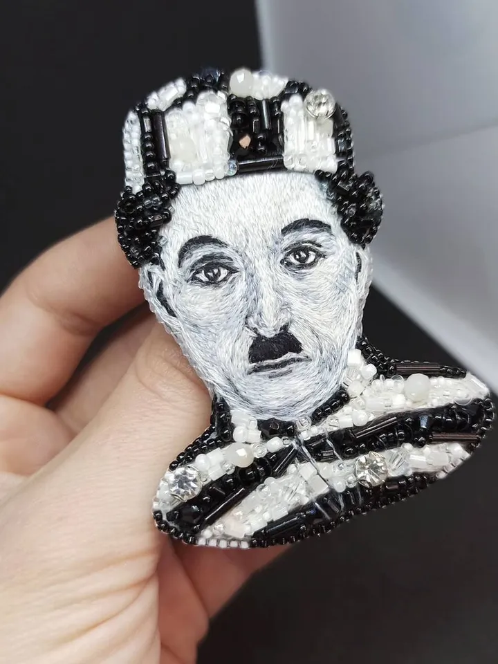 Brooch "Charlie Chaplin"