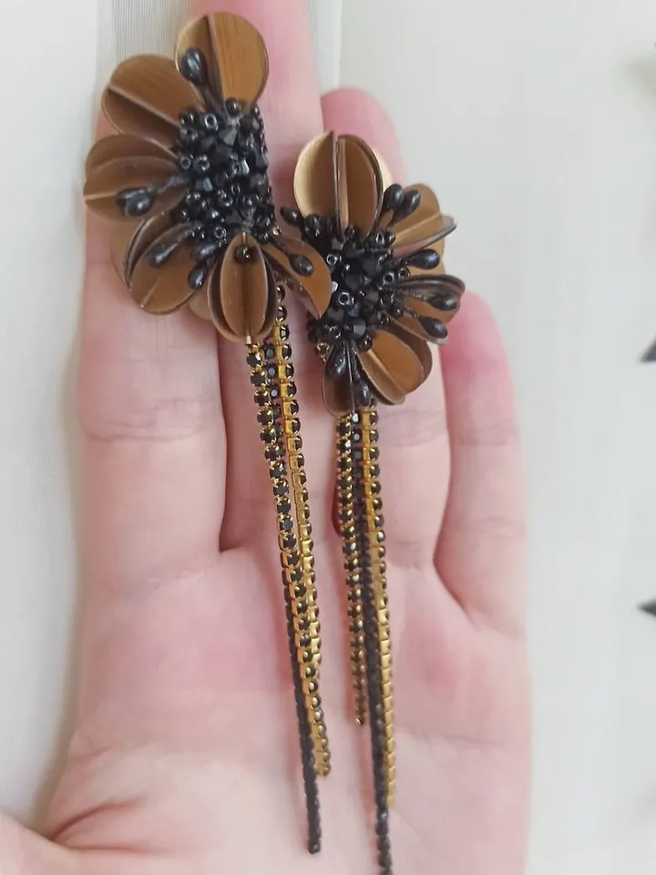 Earrings "Half of the Flower"