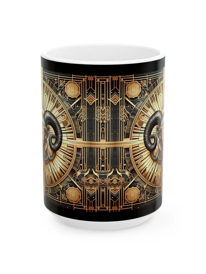 Aries Ceramic Mug, Zodiac Sign Coffee Cup, Astrology Gift, 11oz 15oz Tea Mug, Horoscope Drinkware, Birthday Present