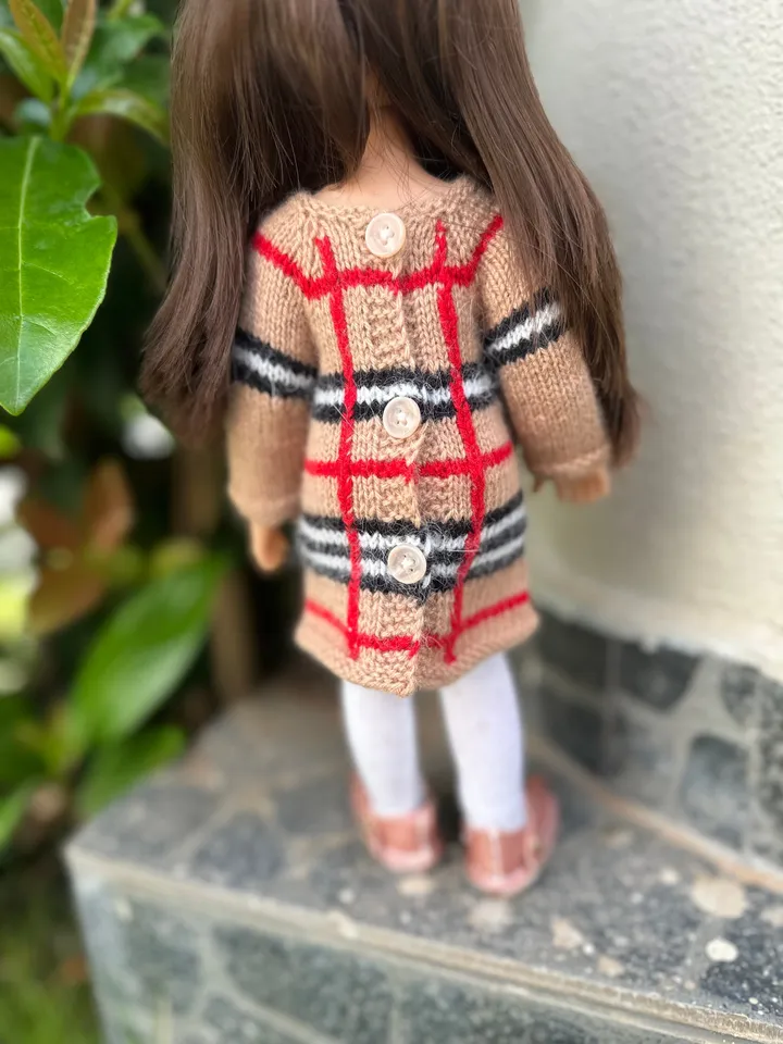 Paola Reina Doll 3 ITEMS Set: Exclusive Handmade Outfit - Dress, Tights, Shoes