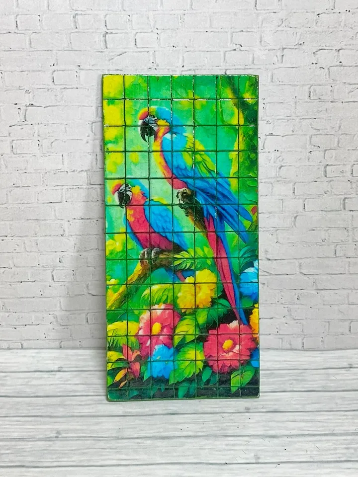 Bright panel. Panel for a dollhouse. 1:12. Handmade.
