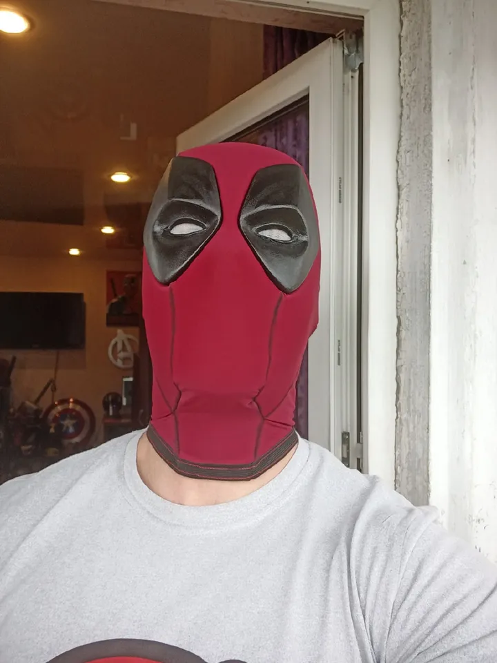Deadpool mask cosplay marvel version 2