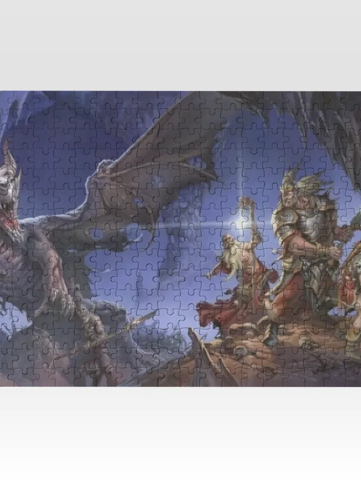 Dungeons And Dragons Jigsaw Puzzle Wooden