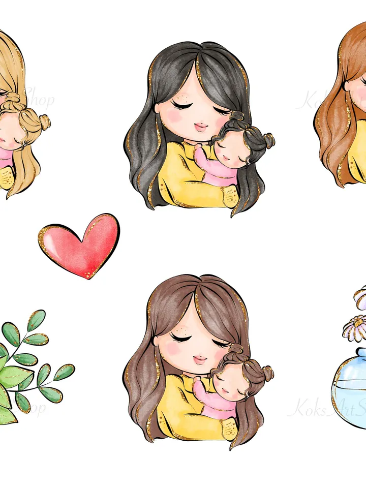 Mom Day clipart, Mother’s Day png clipart, Mother’s Day, Gift for mom, Mommy clipart, Mom stickers, Mommy stickers, Mother’s Day card