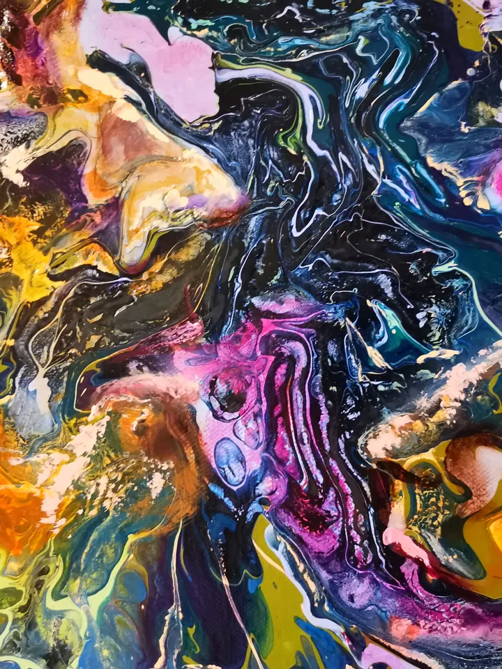 Abstract Woman Oil Painting Art Original Canvas Spring Love Girl Man Artist Svinar Oksana