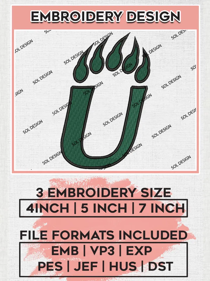 Adams State Grizzlies College Team Logo Embroidery Design Files, NCAA Adams State Grizzlies Machine Embroidery, NCAA Teams, 3 sizes, NCAA Machine embroidery designs, Digital Download