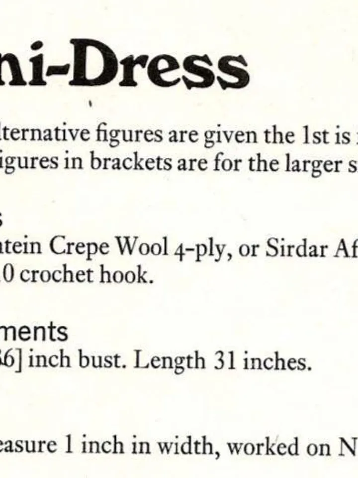 Crochet dress pattern pdf, vintage dress, lace dress, mini dress women ladies dress pdf