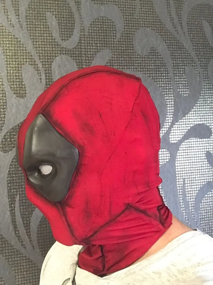 Deadpool mask cosplay marvel (movie version)