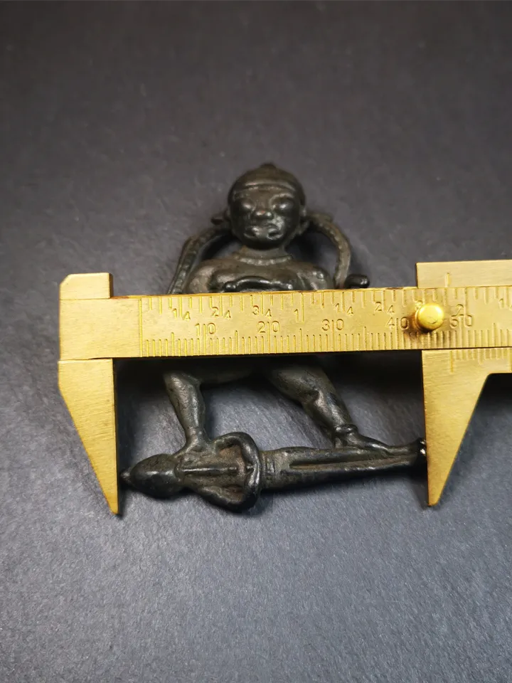 Gandhanra Handmade Tibetan Statue Black Jambhala(Dzambhala) ,Made of Thokcha