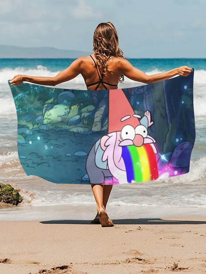 Gravity Falls Gnome Beach Towel