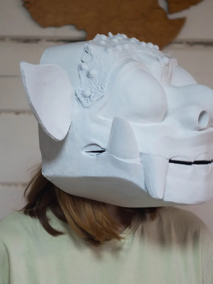 Balinese Barong Mask, Barong Mask, Ritual Mask for Barong Dance Halloween or Cosplay