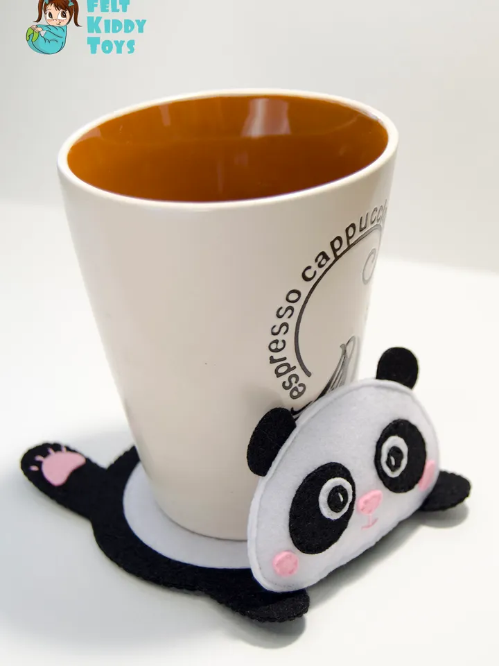 Panda Coaster (Mug rug)