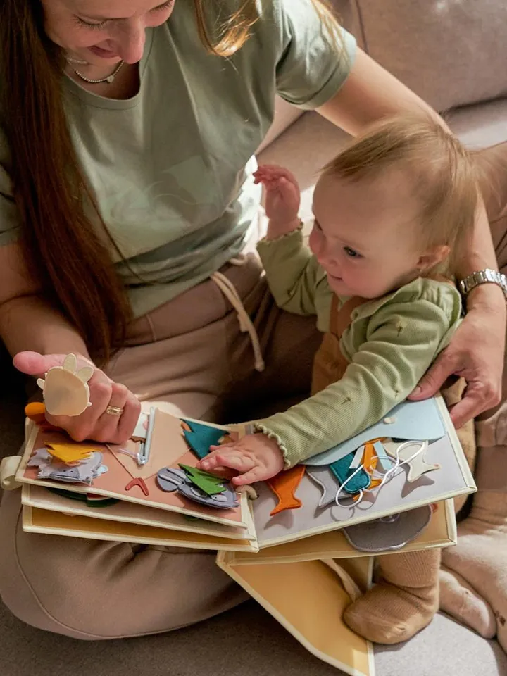 Quiet Book, montessori book, busy book, educational toy, thread quiet book, activity book, soft book, developmental toys