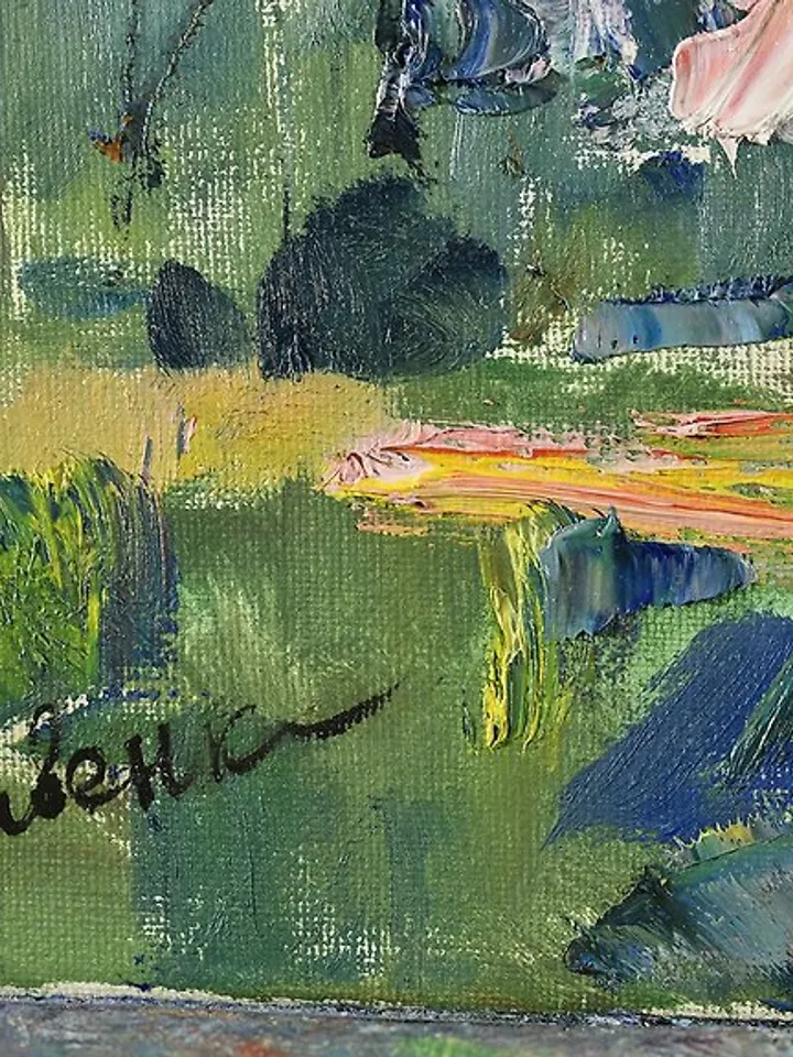 Nature Painting Landscape Artwork Clouds Original Art Impressionism