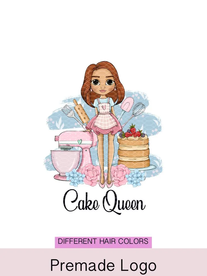 Amazing Baker Premade Logo, Sweets Logo, Cake Designer Logo, Pastry Logo, Sugar Cake Logo, Baker Logo, Cupcake Logo, Home Bakery Logo
