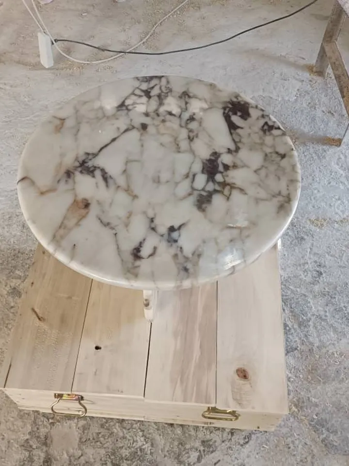 Calacatta Viola Marble Coffee table, Center table, handmade Free shipping, fast shipping, custom design,italy model