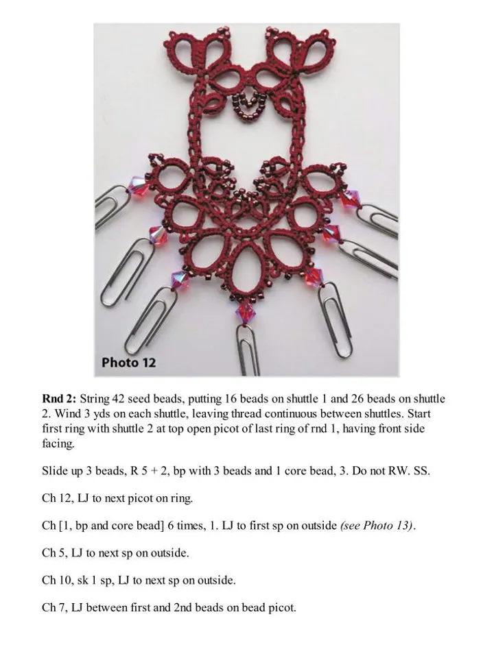 Woven jewelry with beads and beads