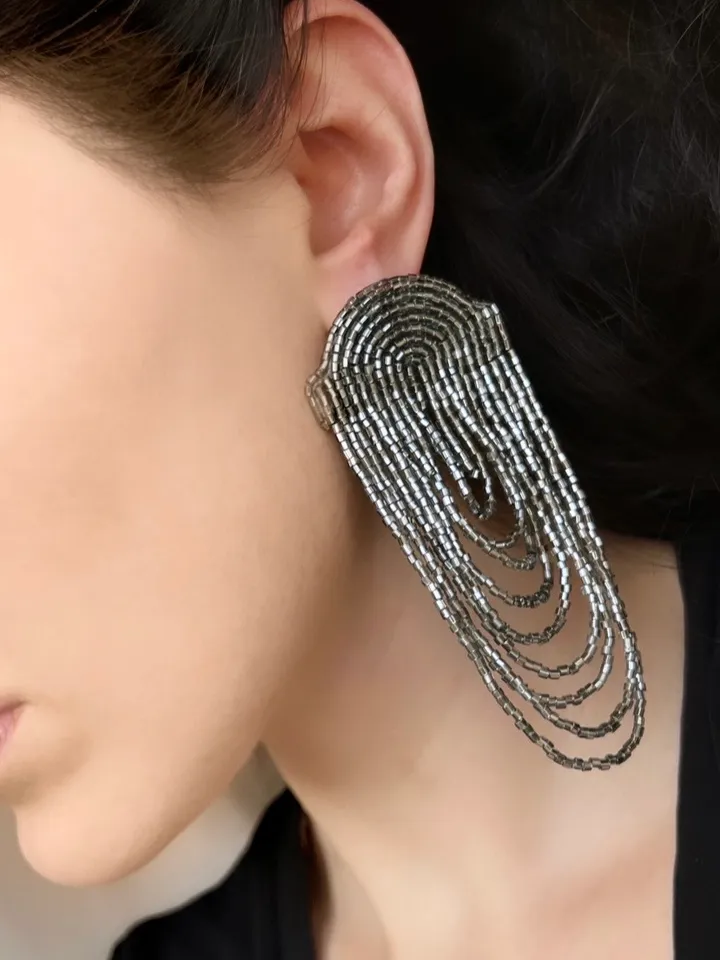 Cascade Beaded Earrings