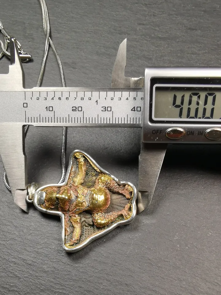 Exclusive Gandhanra Antique Garuda Bird Pendant | Rustic Tibetan Buddhist Amulet | 1.6 Hand-Carved Brass & Silver | 50 Years Old