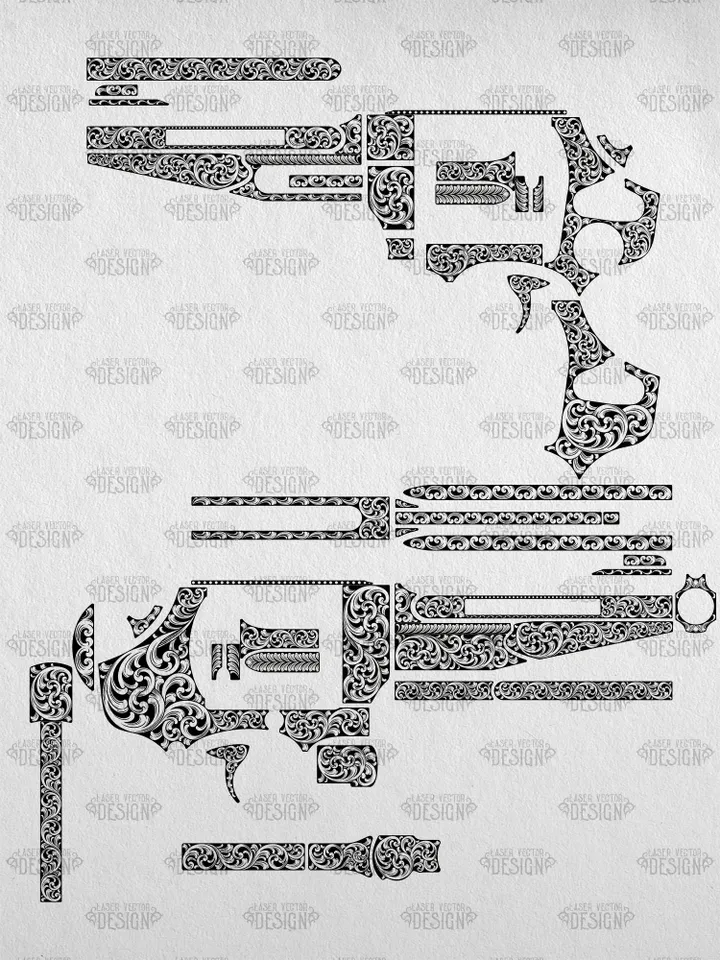 VECTOR DESIGN Smith & Wesson 627 5 in Scrollwork