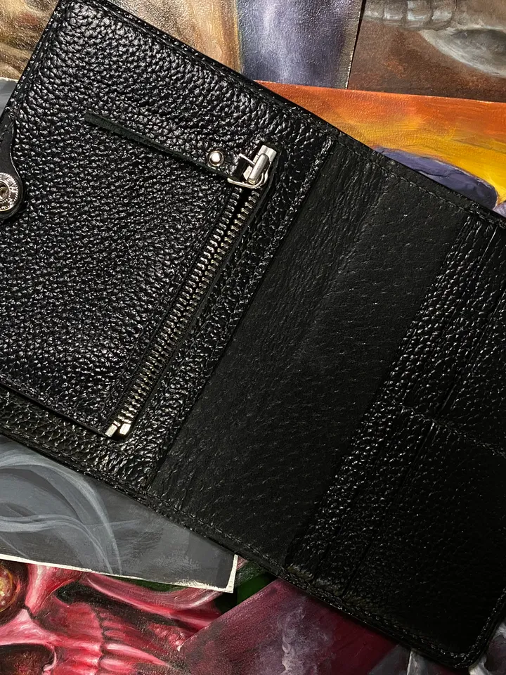 Wallet Genuine brown leather Pennywise The dancing clown original handmade