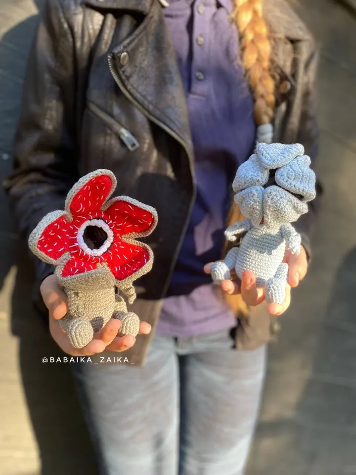 PDF Crochet Demogorgon Pattern, Amigurumi Demogorgon, Crochet Halloween Pattern, Amigurumi Dragon, Stranger Things, Crochet animal