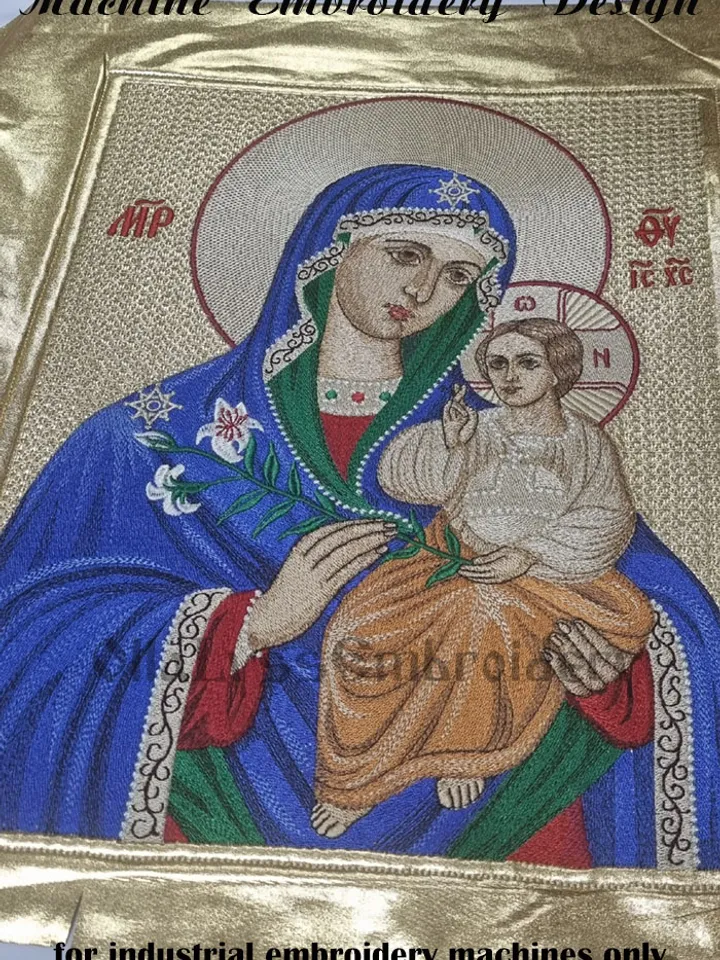 The Unfading Flower embroidery design