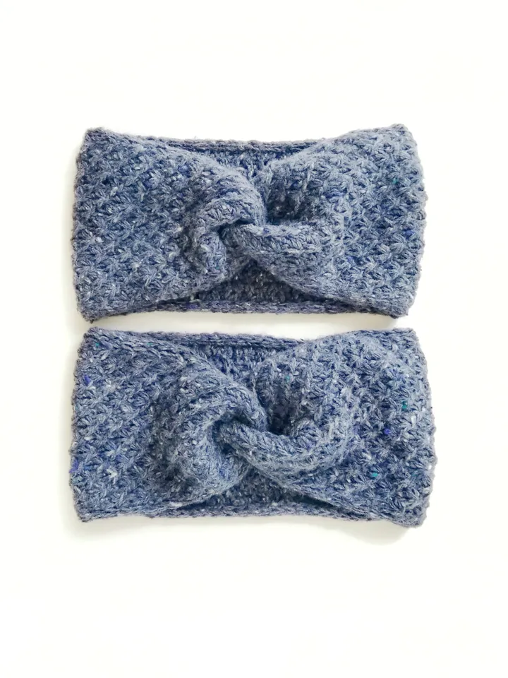 Luxurious Hand-Knit Merino Wool & Cashmere Women's Headband - Soft, Cozy, and Stylish - Shop Now for a Touch of Elegance. FREE SHIPPING!