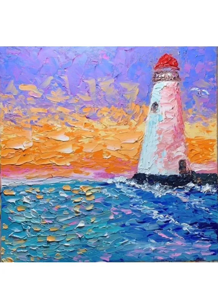 Lighthouse at sea