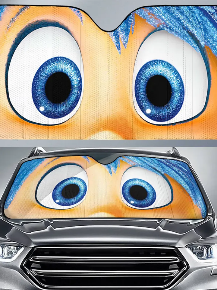 Inside Out 2 Movie Car Sun Shade