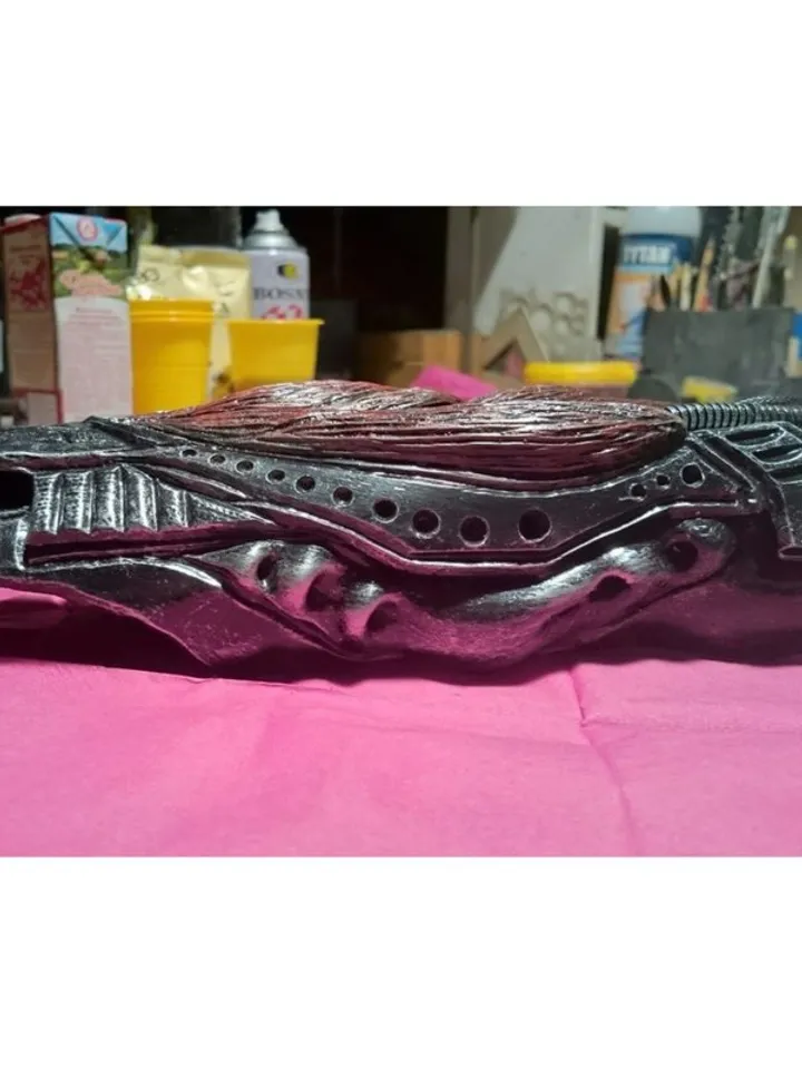 Warhammer 40000 cosplay Bracers Biomechanics-style. Biomechanical distortions