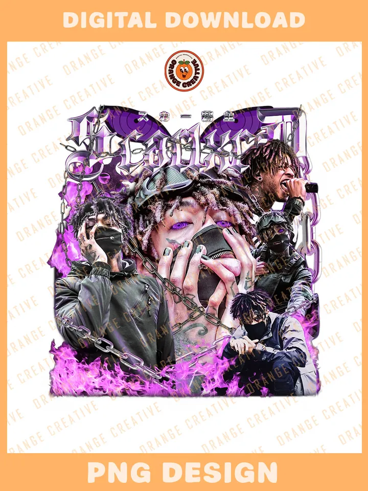 Retro Scarlxrd Bootleg T-shirt PNG, 90s Bootleg Template, Graphic Scarlxrd Rap PNG Files, Custom Bootleg Hip Hop Tee, Digital Download