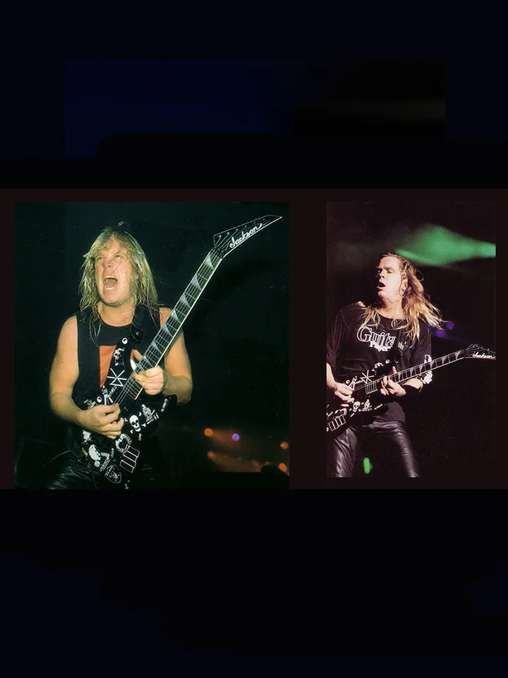 Jeff Hanneman guitar stickers vinyl decal Slayer Jackson Full Set 22